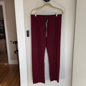 Figs Burgundy Livingston scrubs